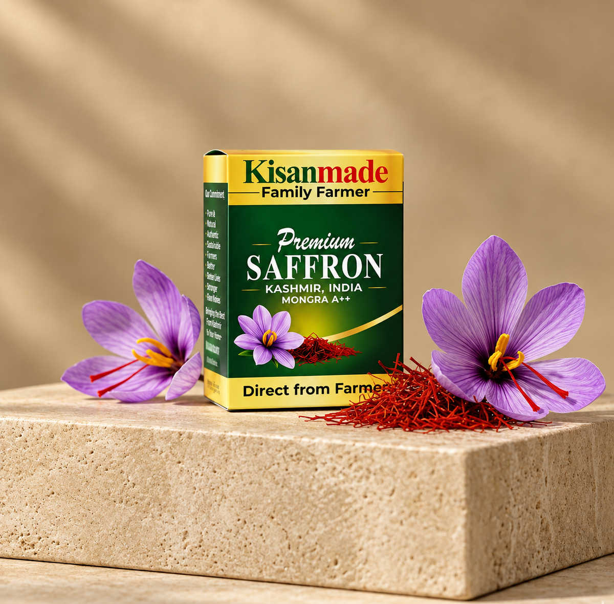 Premium Kashmiri Saffron Mongra  A ++